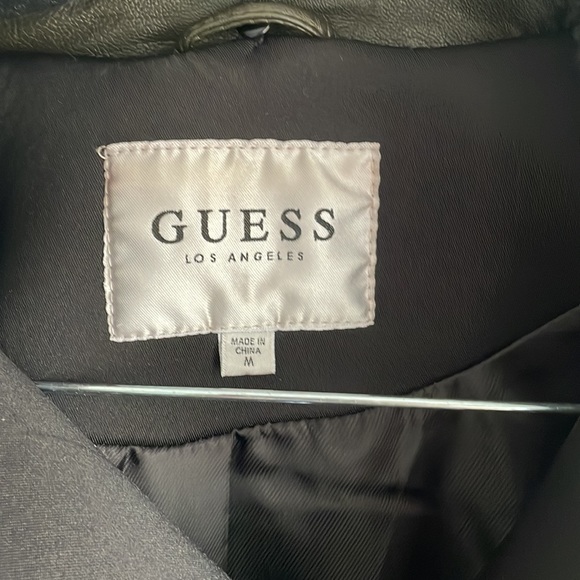 Guess Vegan Leather Moto Jacket (US M) - Picture 4 of 5